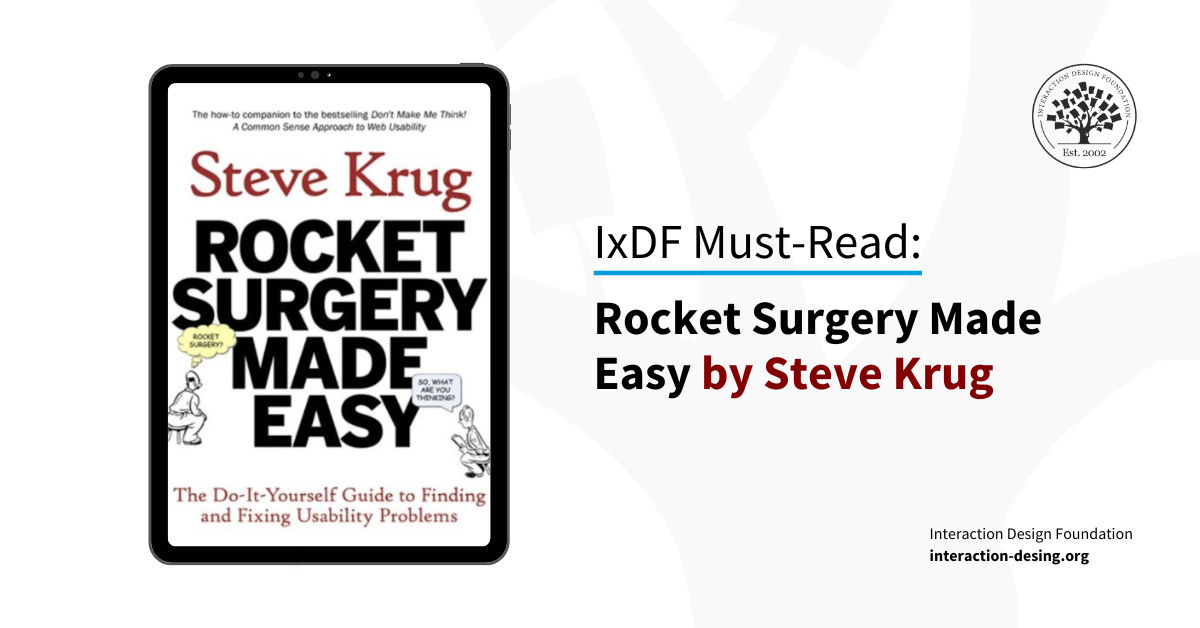 Book cover of Rocket Surgery Made Easy by Steve Krug